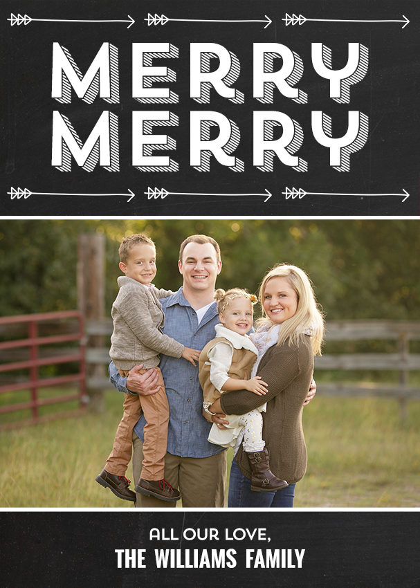 Merry Arrows Holiday Card
